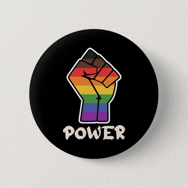 Power Alternative Pride Design for Equality Button (Vorderseite)
