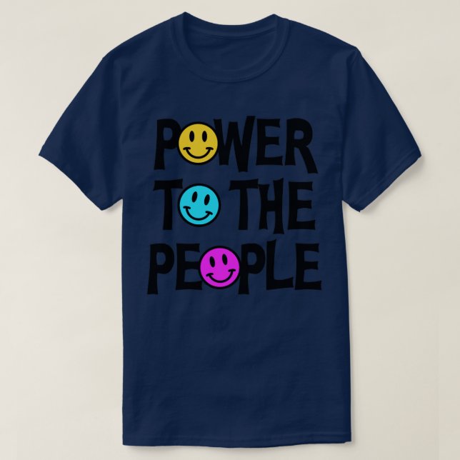 Power an die Menschen5 T-Shirt (Design vorne)