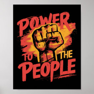 Power an die Menschen Poster