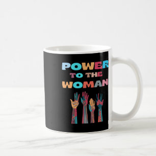 Power auf die Frauenmarke Kaffeetasse