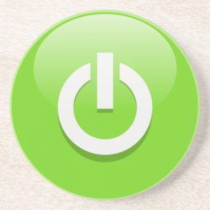 Power auf sandstein untersetzer