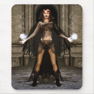 Power aus gotischer Fantasie-Kunst Mousepad