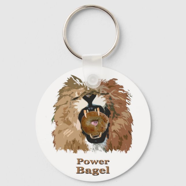 Power Bagel Schlüsselanhänger (Vorderseite)