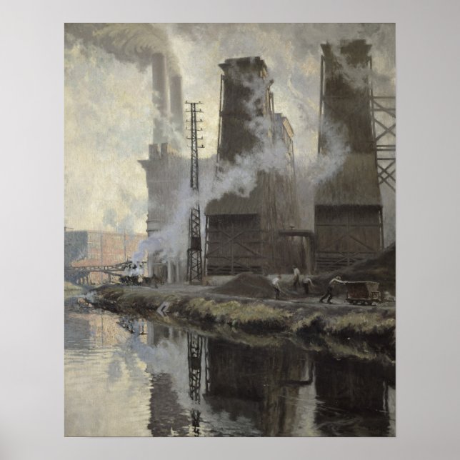 Power-Bahnhof Croix-Wasquehal Poster (Vorne)