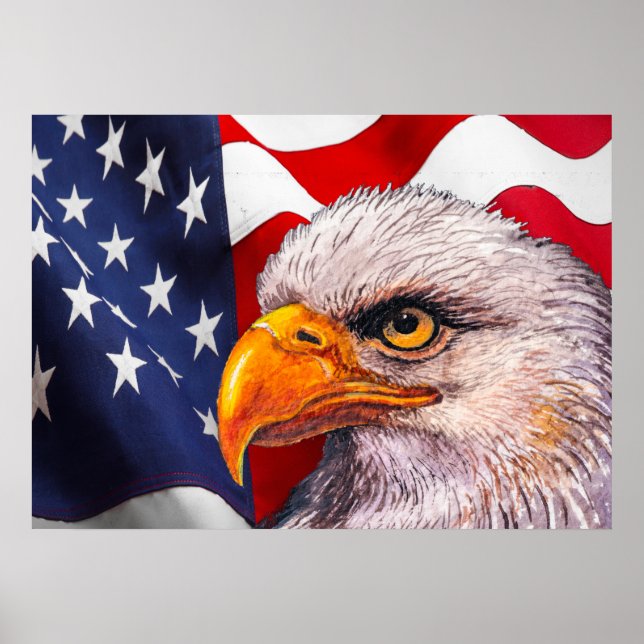 Power Bald Eagle Poster (Vorne)