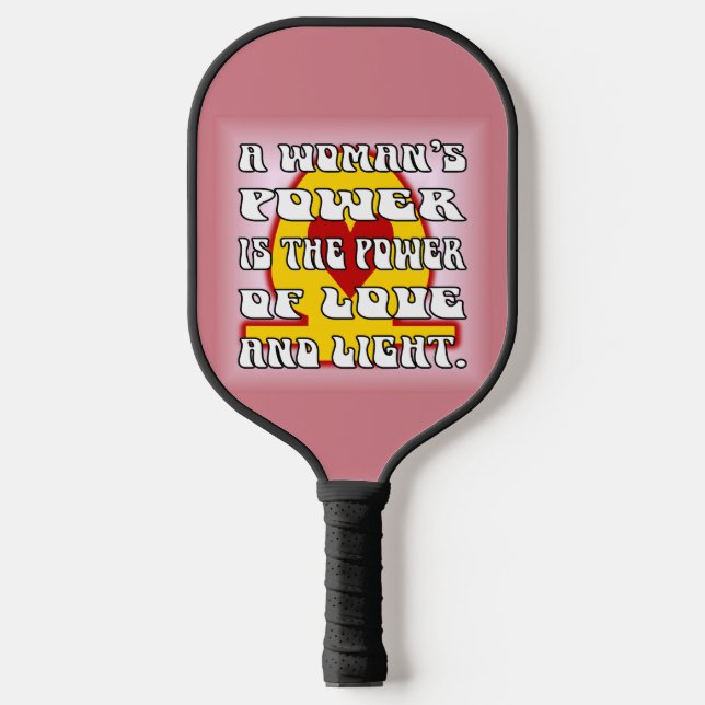 Power der Frau Pickleball Schläger (Vorderseite)