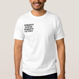 Power der FRAUEN Besticktes T-Shirt
