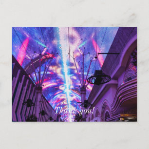 Power der Fremont Street Postkarte