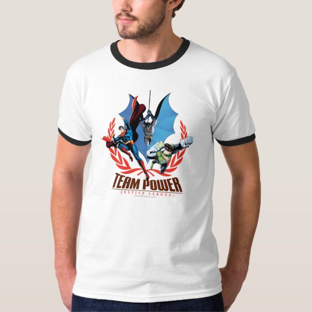 Power der Gerechtigkeitsliga T-Shirt (Vorderseite)