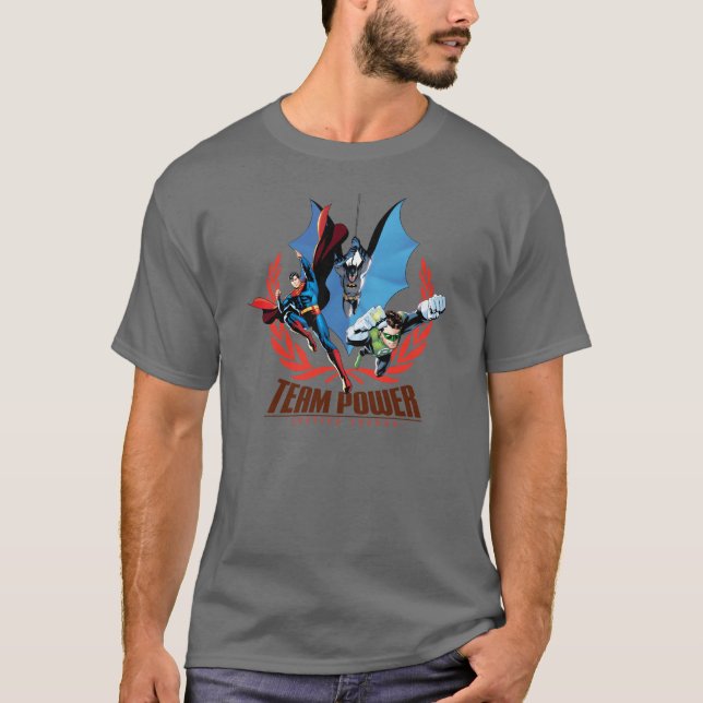 Power der Gerechtigkeitsliga T-Shirt (Vorderseite)