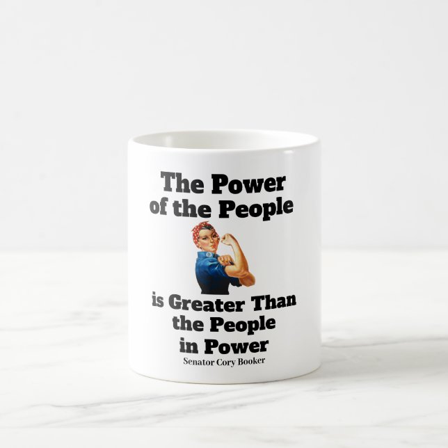 Power der People Coffee Tasse (Mittel)
