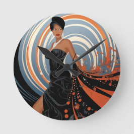 POWER DER SCHÖNHEIT #2 RUNDE WANDUHR