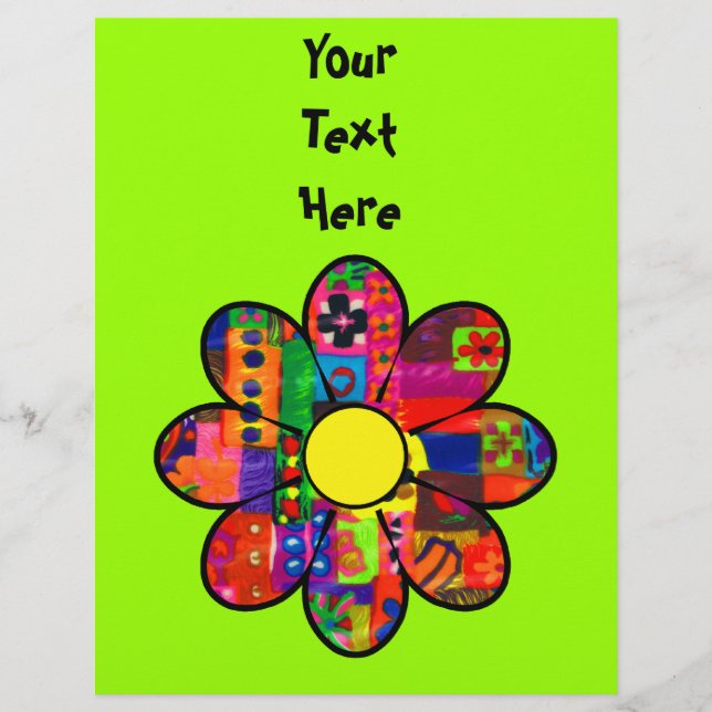 Power der sechziger Blume (Vorderseite)