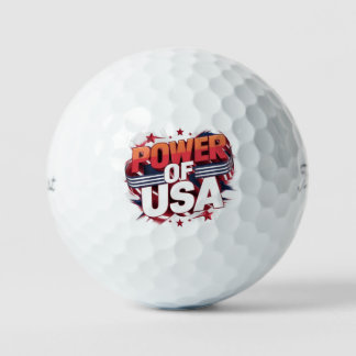 "Power der USA" Patriotic Golf Balls" Golfball