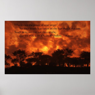 Power des Ärgers Poster