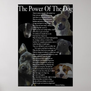 Power des Dog Poster (groß)