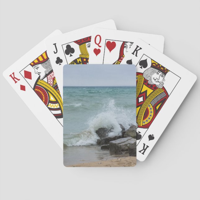 Power des Huron-Sees Spielkarten (Rückseite)