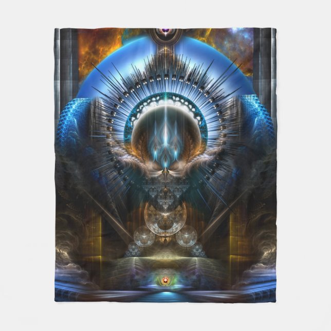 Power des Orakels Fleecedecke (Vorderseite)