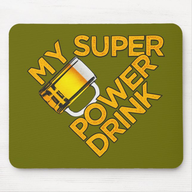 Power Drink Zollmousepad Mousepad (Vorne)