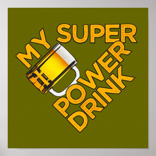 Power Drink Zollposter Poster (Vorne)