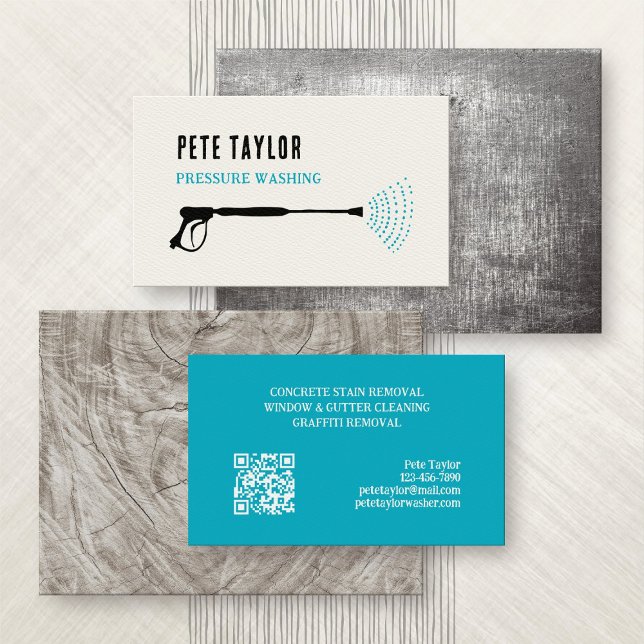 Power-Druckfenster waschen Visitenkarte (Von Creator hochgeladen)