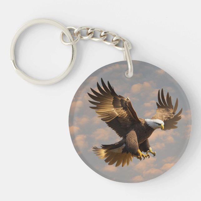 Power Eagle Sky Keychain (Devant)