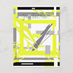 Power Energie Abstrakte Kunst Postkarte