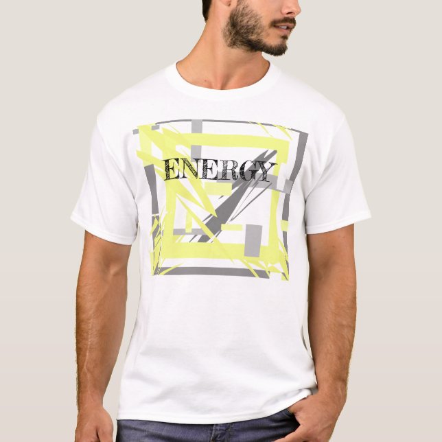 Power Energie Abstrakte Kunst T-Shirt (Vorderseite)