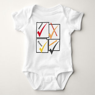 Power Entschlossenheit Stärke Energie Tick Bodysui Baby Strampler