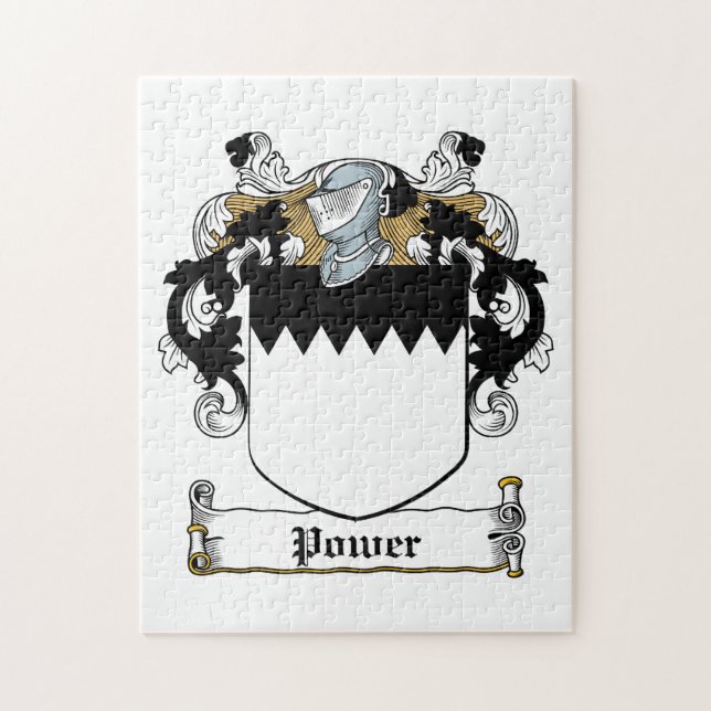 Power-Familienwappen (Vertikal)
