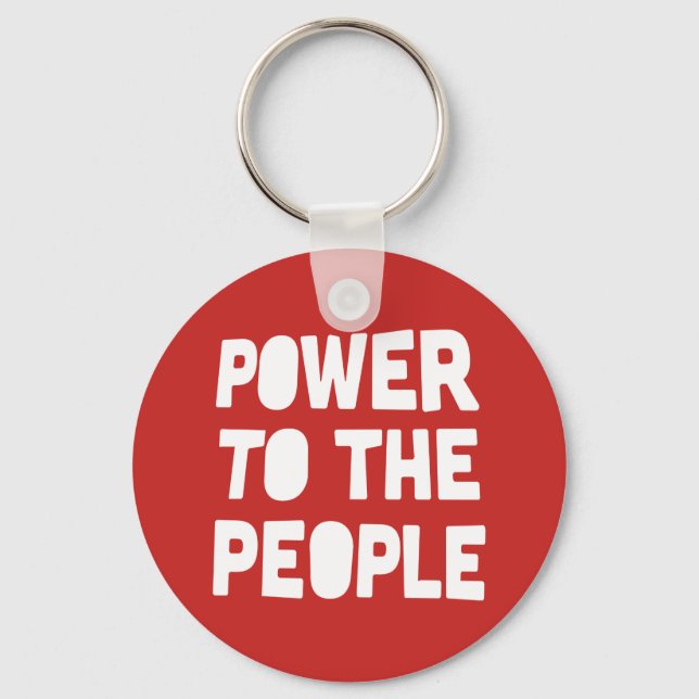 Power für die Menschen Schlüsselanhänger (Vorderseite)