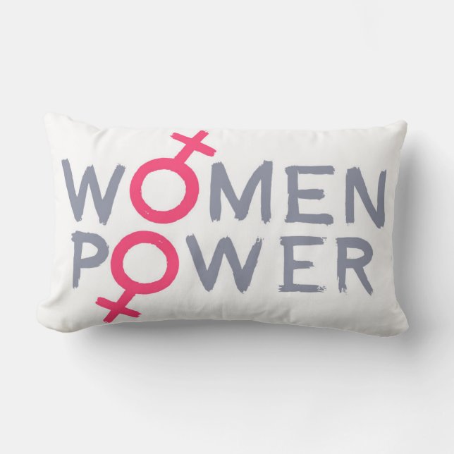 Power für Frauen Lendenkissen (Vorderseite)
