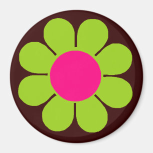 Power für grüne Blume Magnet