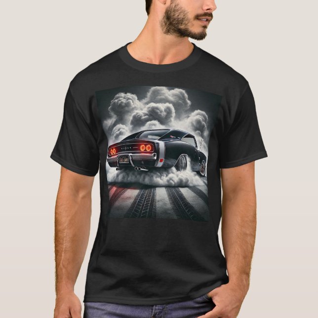 Power für klassische Muskeln Entleert: T-Shirt (Vorderseite)