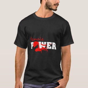 Power Girl Women Weiblicher Power Geschlecht Equa T-Shirt