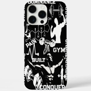 Power Grip Téléphone Coque noir Veiny Dumbbell Des