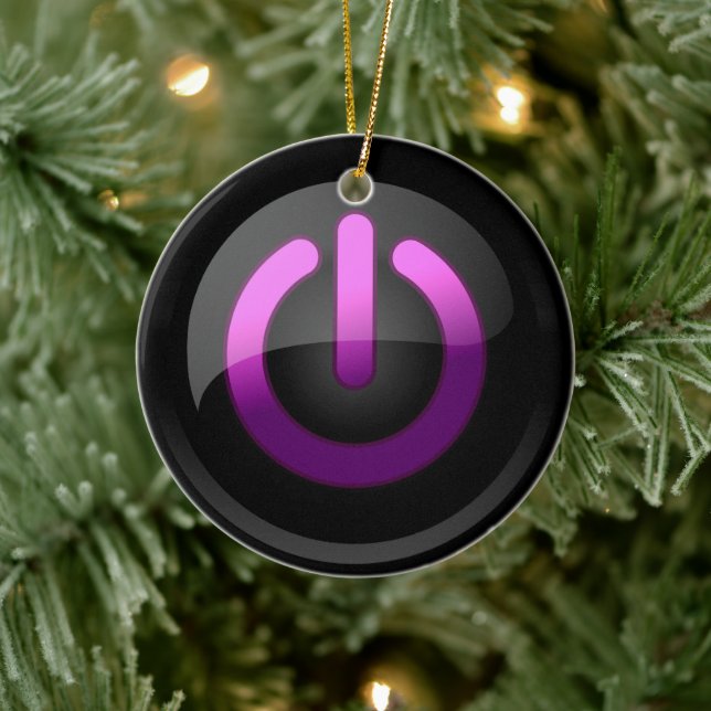 Power Holidays mit Retro Chic Keramik Ornament (Baum)