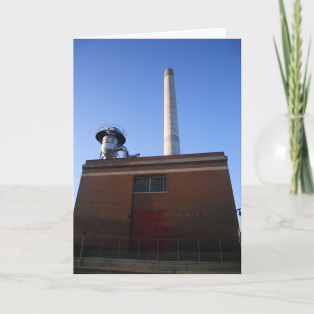 "POWER HOUSE" Get Well Card Karte (Vorderseite)