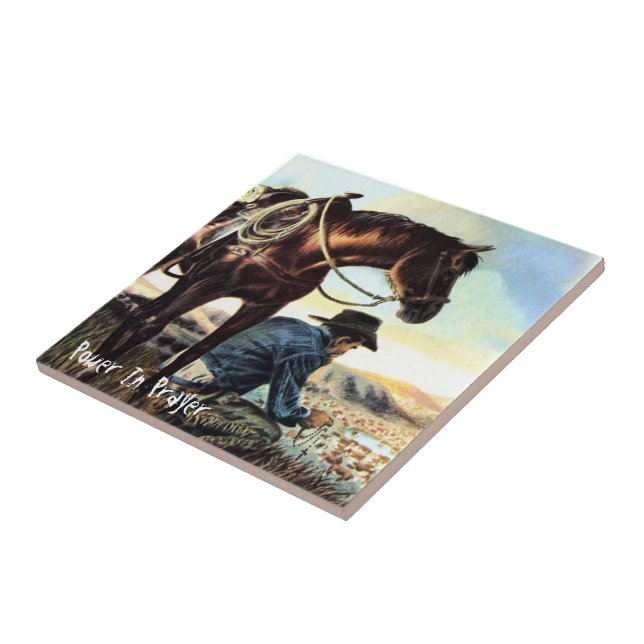 Power im Gebet Fliese (Seite)