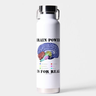 Power im Gehirn ist für eine wirkliche Gehirnanato Trinkflasche