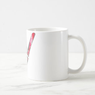 Power in der Palme: Der Zwei-Finger-Salute Kaffeetasse