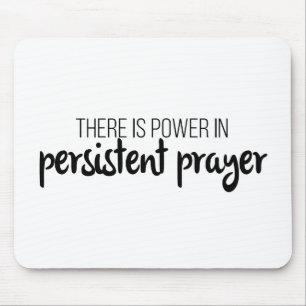 Power in der ständigen Gebet-Evangeliumsgrafik Jes Mousepad