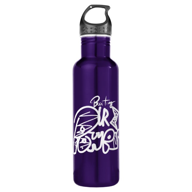Power inspirieren edelstahlflasche (Vorderseite)