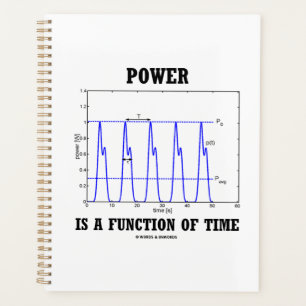 Power ist eine Funktion der Zeit Physik Graph Planer