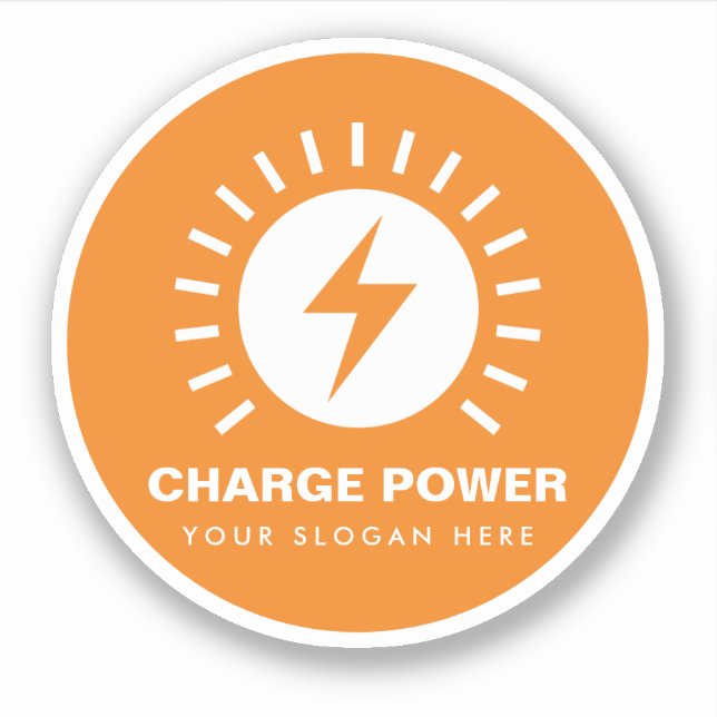 Power-Ladestation für kundenspezifische Anwendunge Aufkleber (Vorderseite)