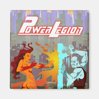 Power Legion Magnet: Feuer und Eis Magnet
