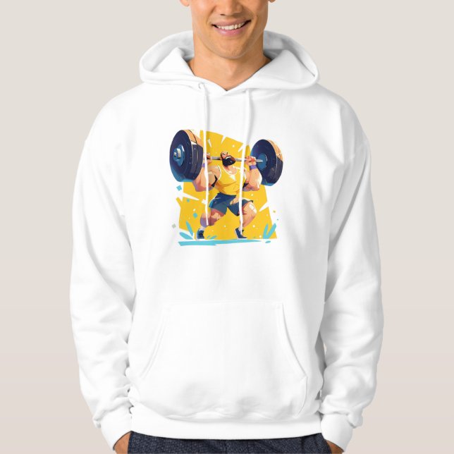 Power Lift Champion - Krafttraining Hoodie (Vorderseite)