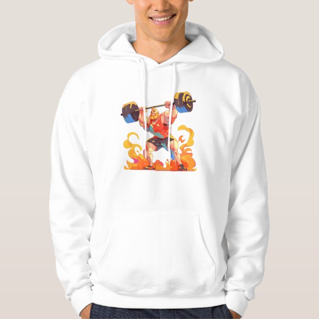 Power Lift Champion - Krafttraining Hoodie (Vorderseite)