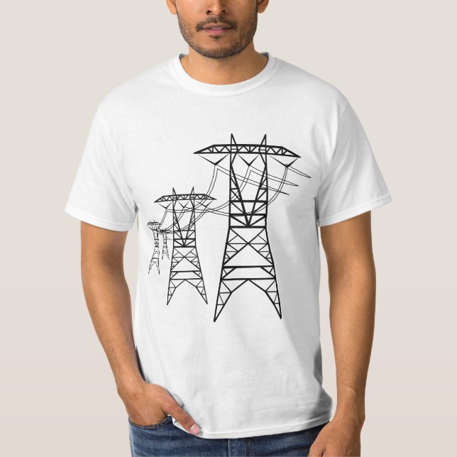 Power-Linien T-Shirt (Vorderseite)
