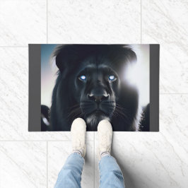 Power Lion Zitat Motivierend Fußmatte